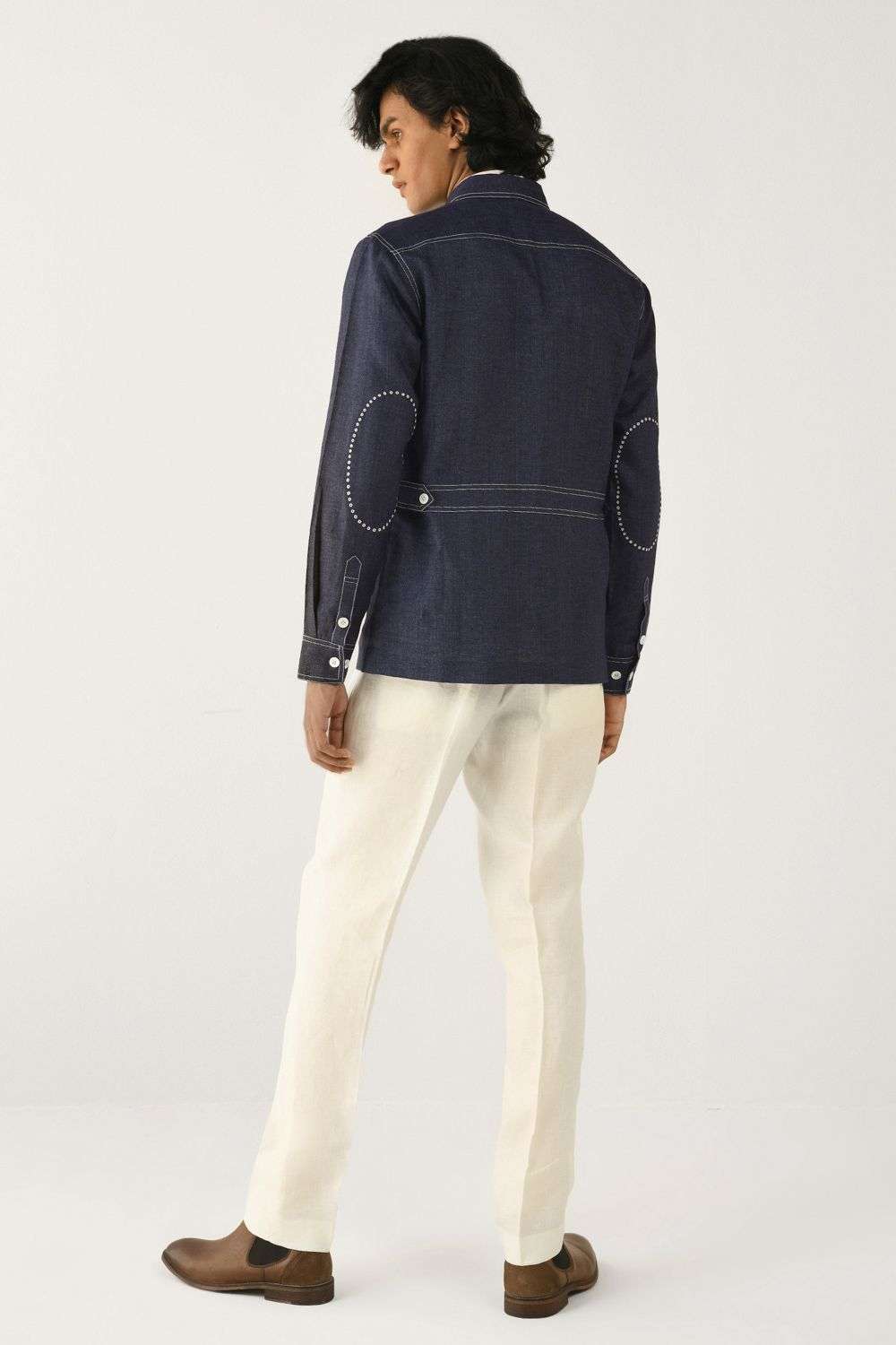Buy Countrymade Soft Linen Hand embroidery Outer Wear
