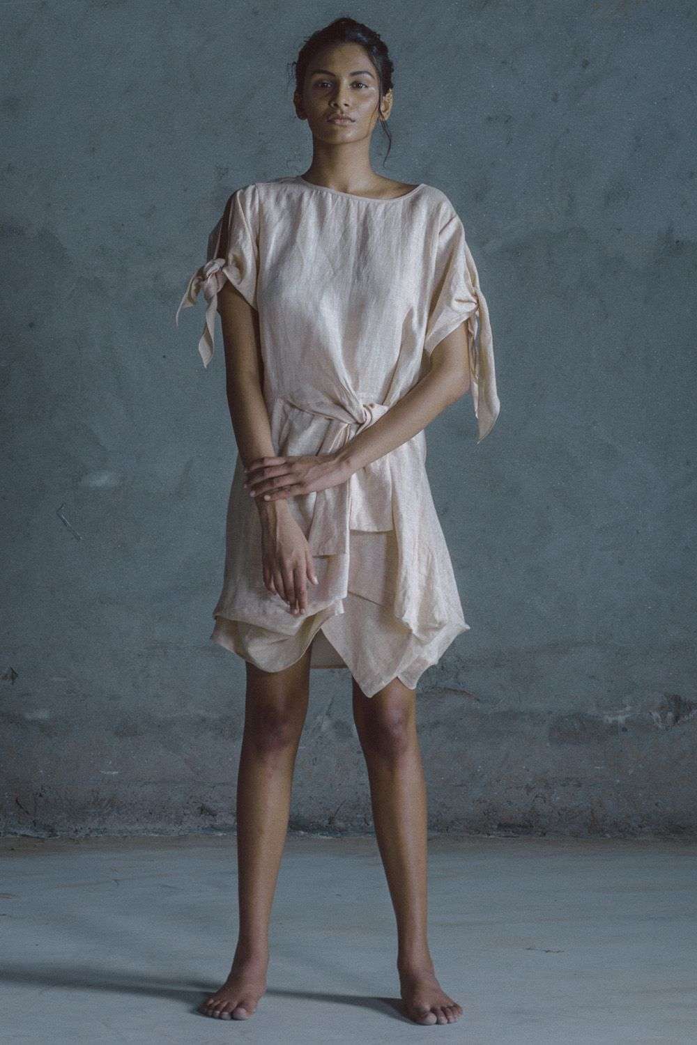 Buy Ituvana Soft 100% Linen Dresses