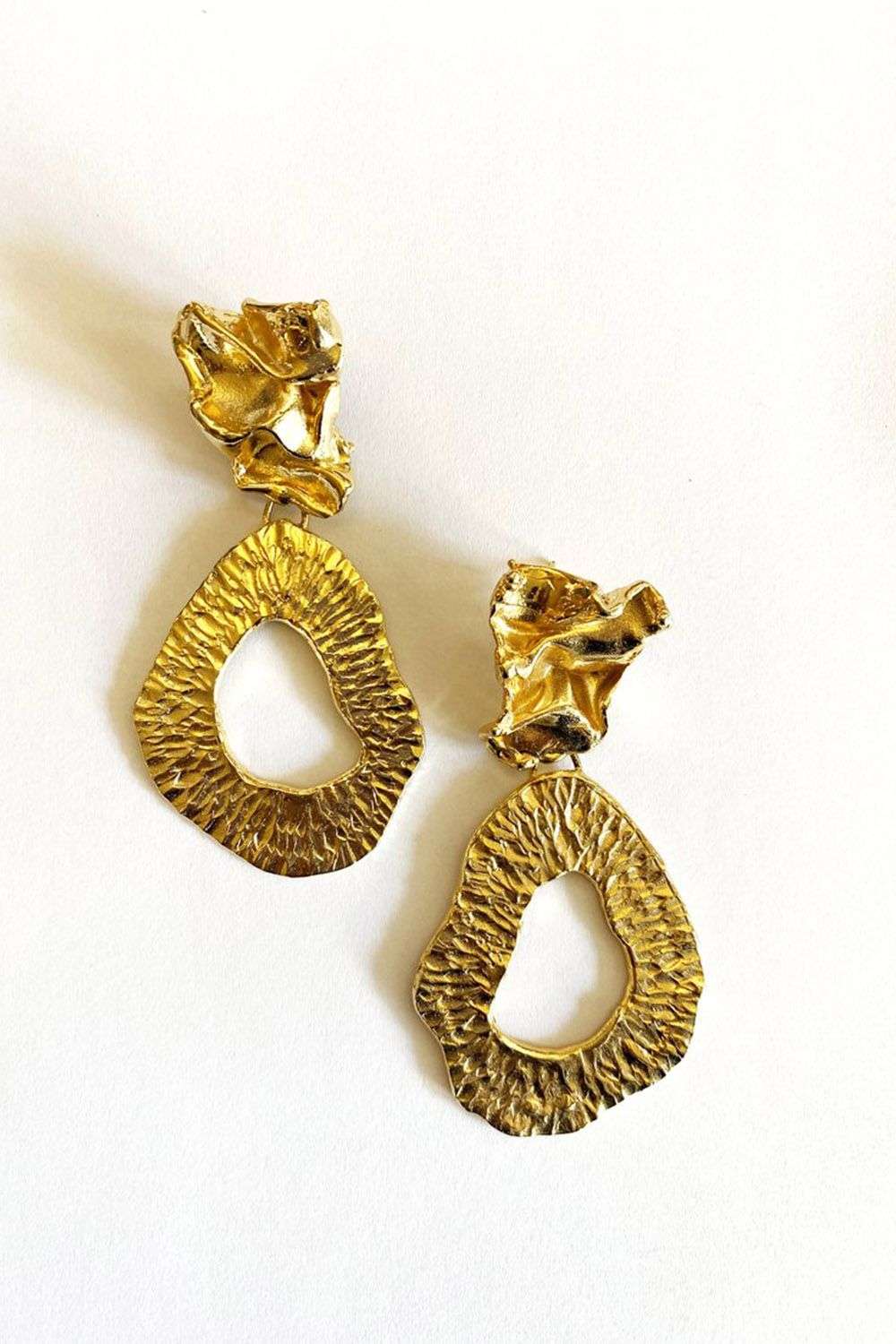 Ruby Coral Stone 1 Gram Gold Jhumki Earrings Shop Online ER3708