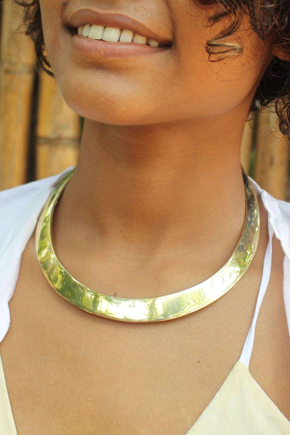 Buy Messiah Craft Soft Gold Pure Brass Necklaces
