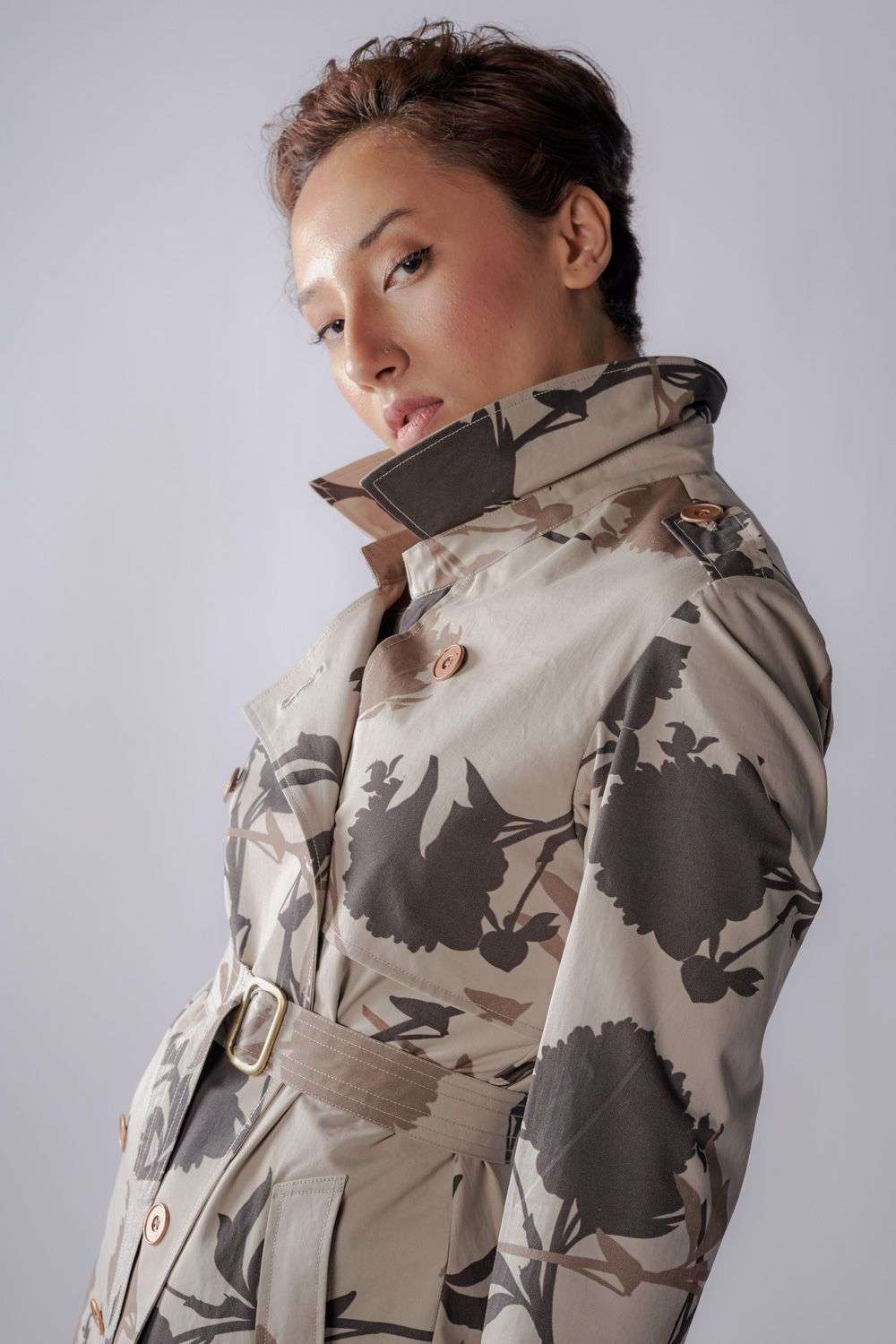 Buy Sneha Arora Soft Beige Cotton Outer Wear