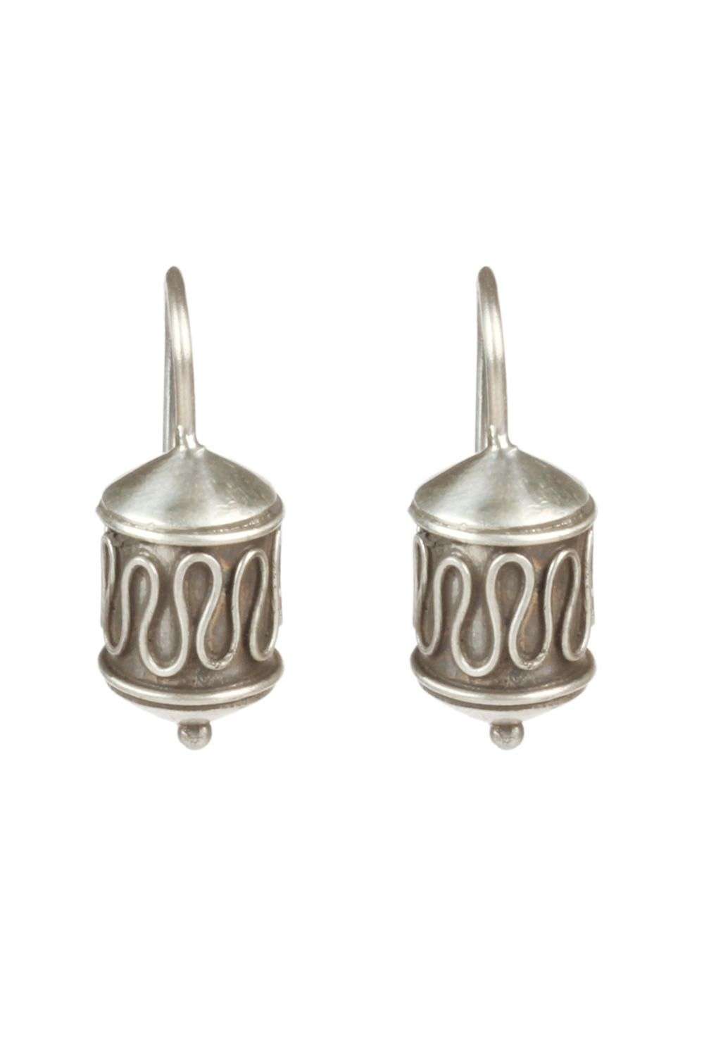 Silver Pebble Stud Earrings, Argentium Silver | arcjewellery