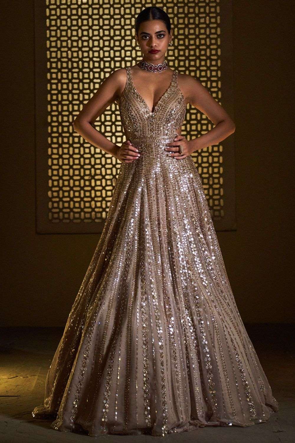 Full shop sequin gown
