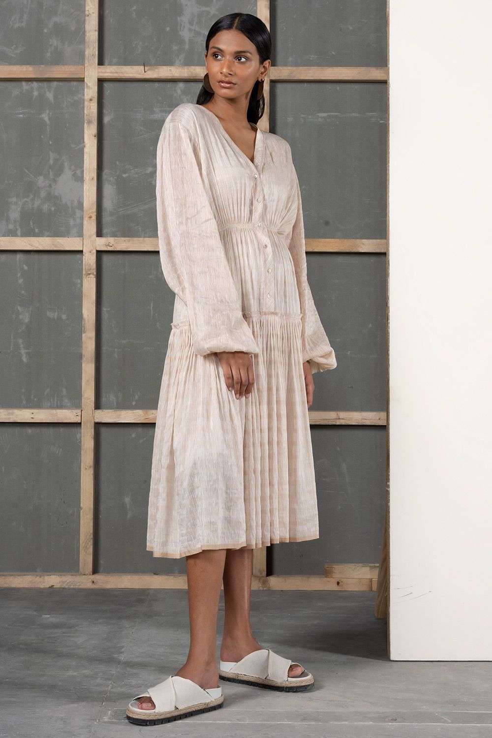 Buy Urvashi Kaur Soft Silk linen Dresses