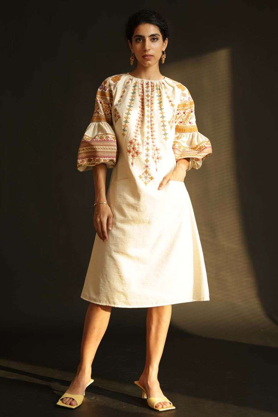 designer shift dress