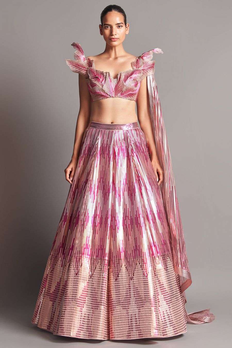 3d lehenga choli