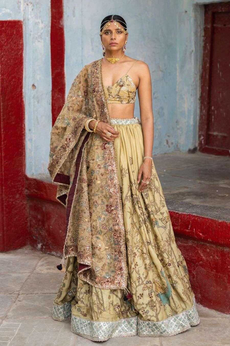 kalamkari lehengas