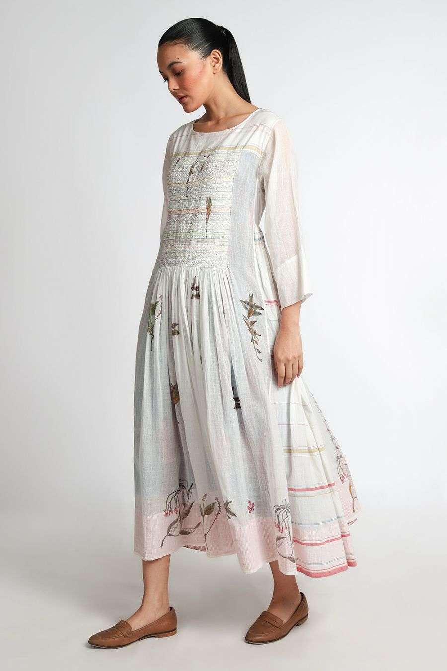 cotton silk frock