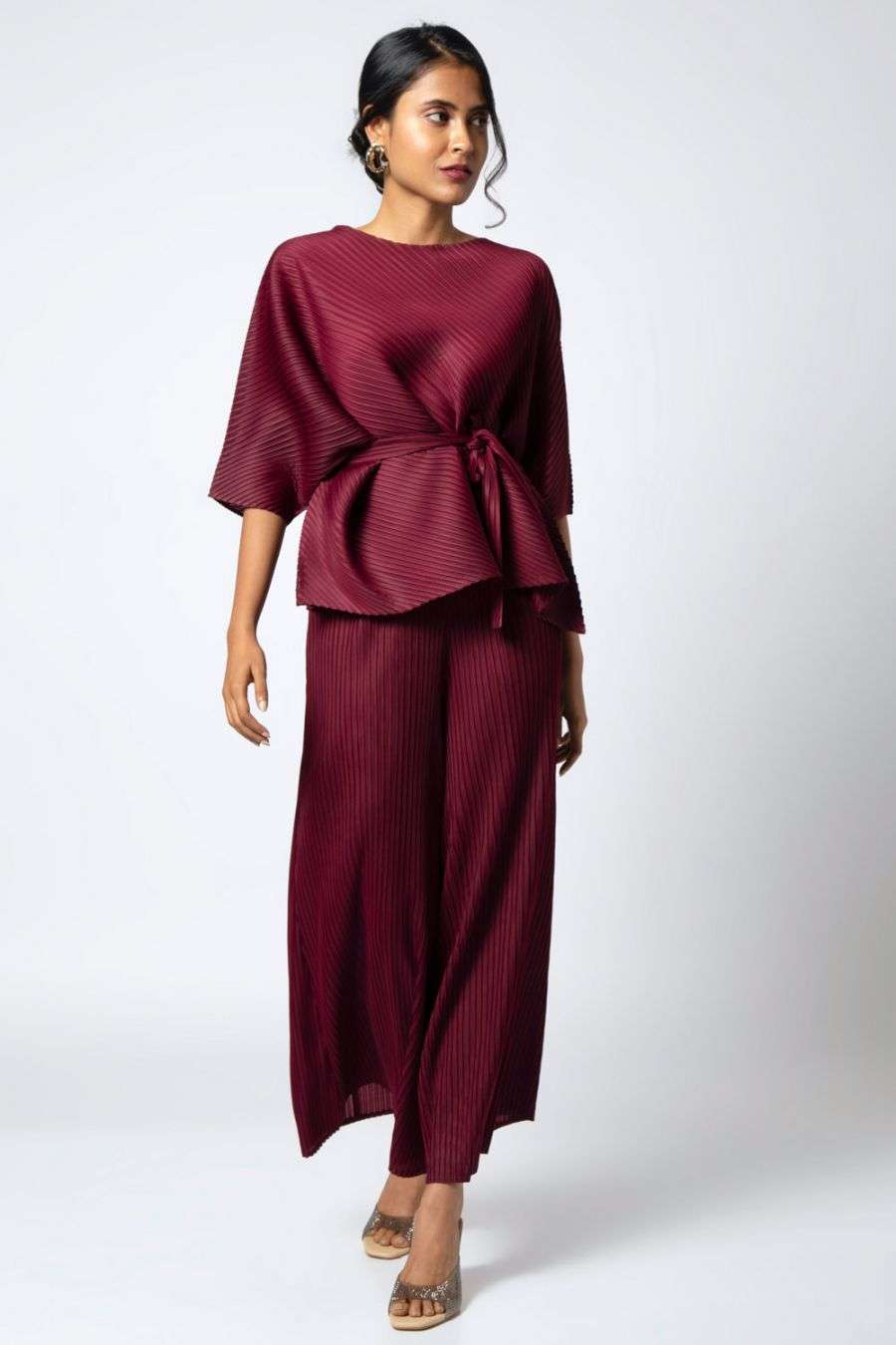 Burgundy co ord set clearance