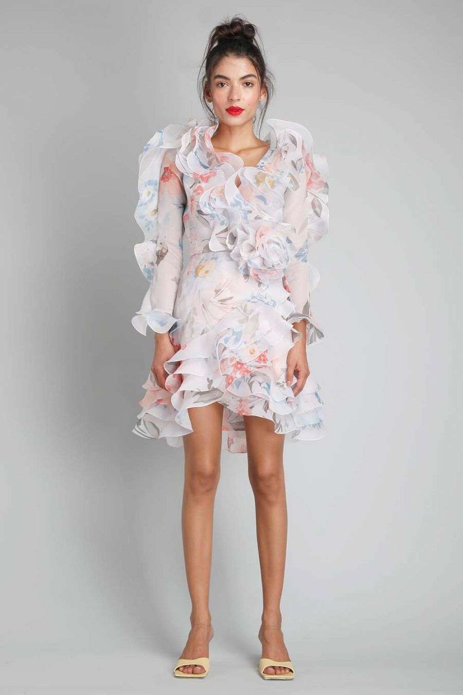 Short Dresses with Ruffles