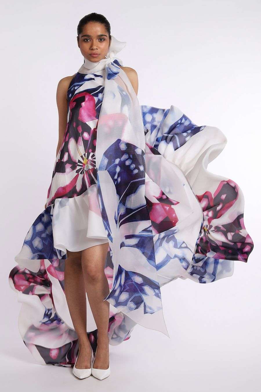 low trapeze dress -Designer Wear - Ensemble