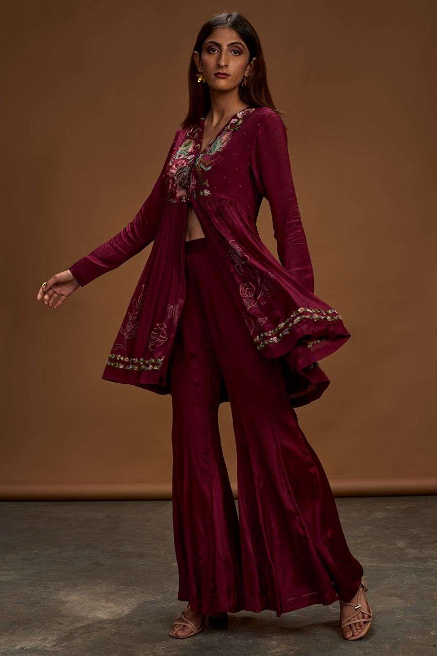 bell bottom pants -Designer Wear - Ensemble