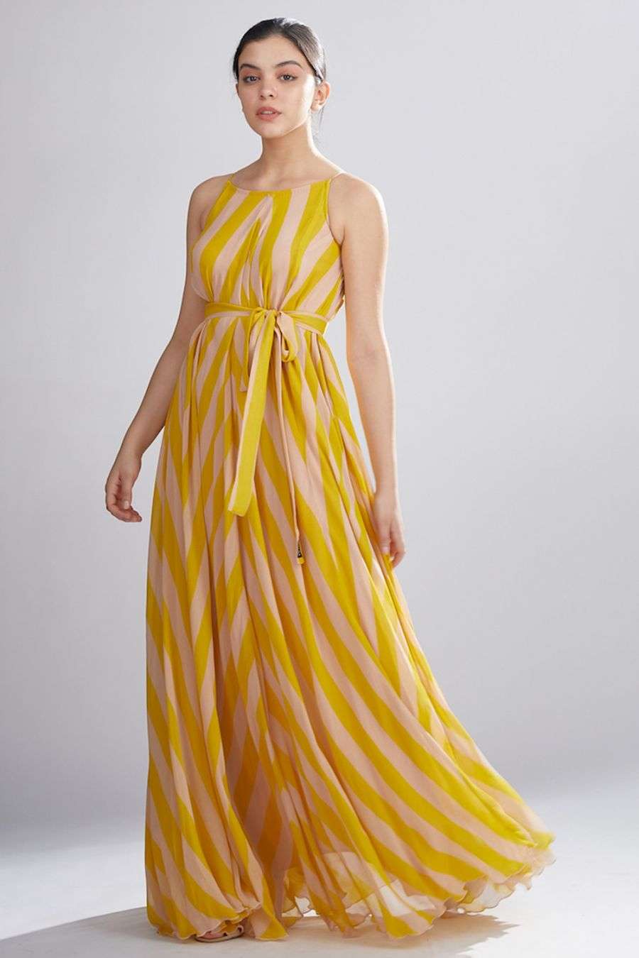 maxi dress georgette