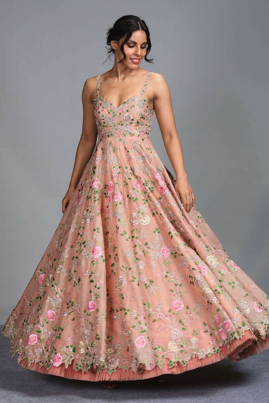 floral gown