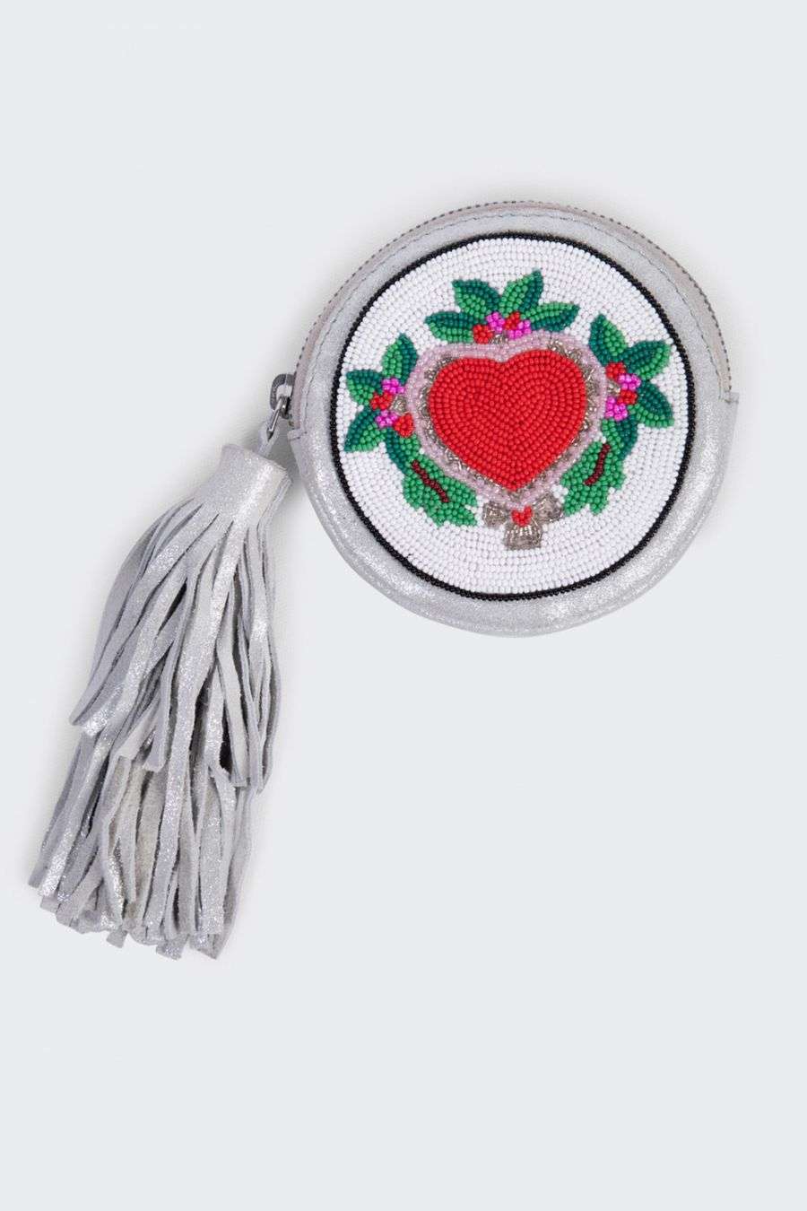 designer round coin purse