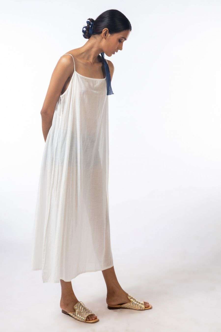 cotton slip white