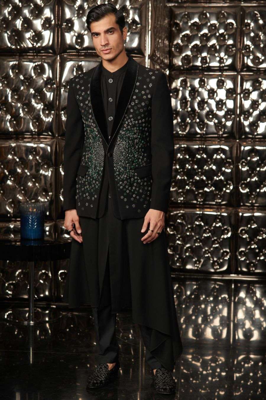 embroidered tuxedo jacket