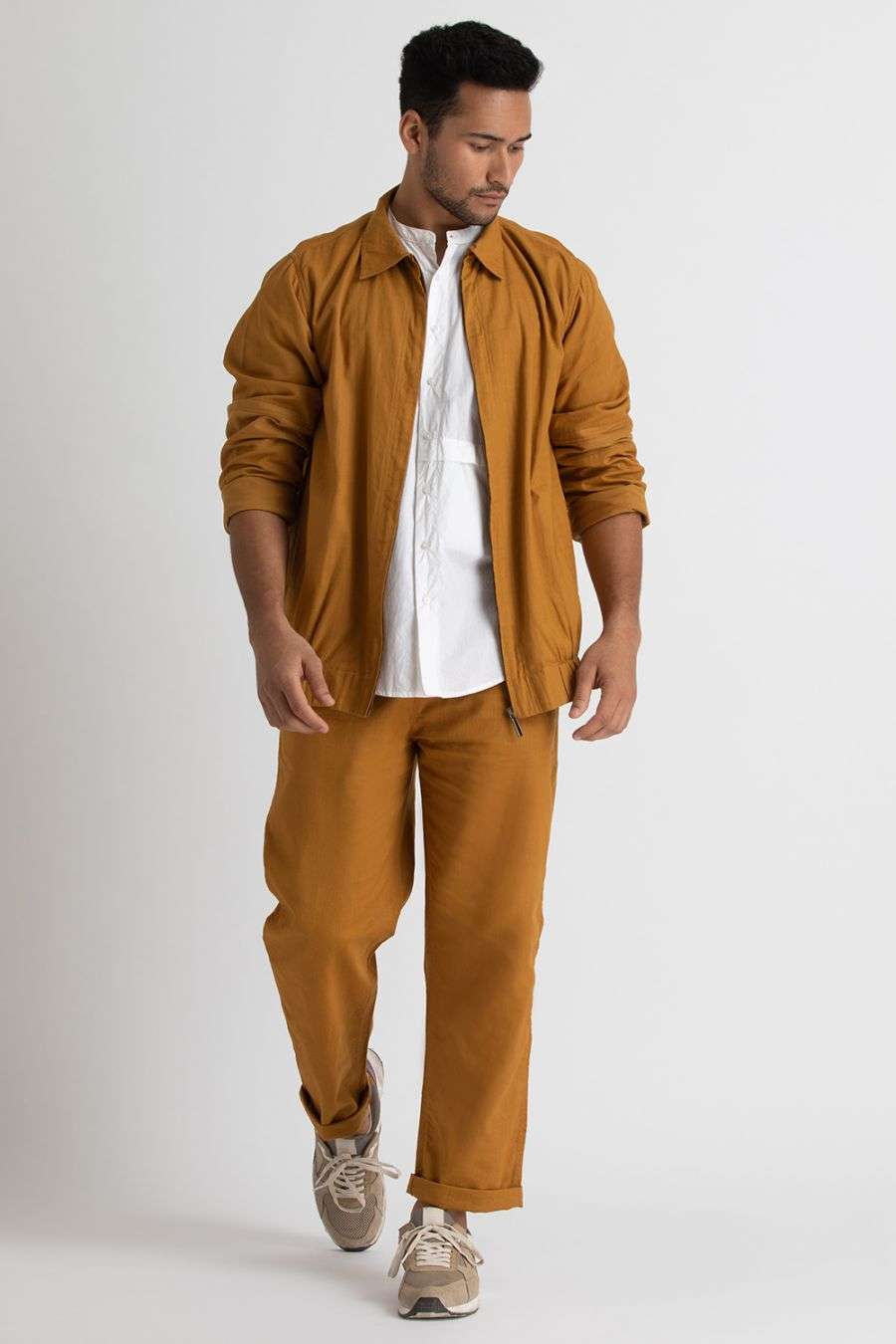 mustard summer jacket