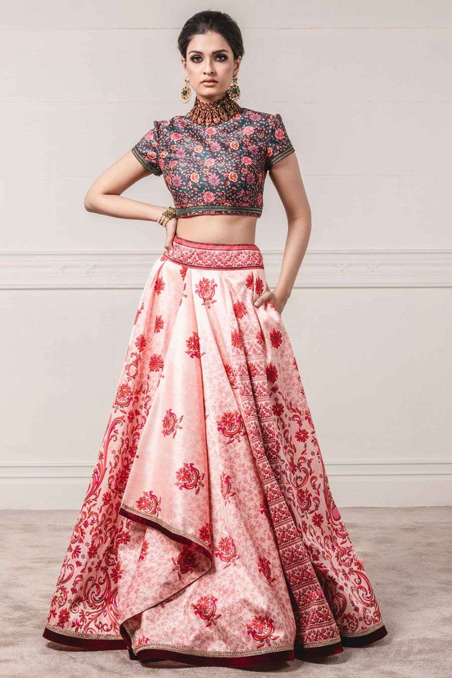printed lengha