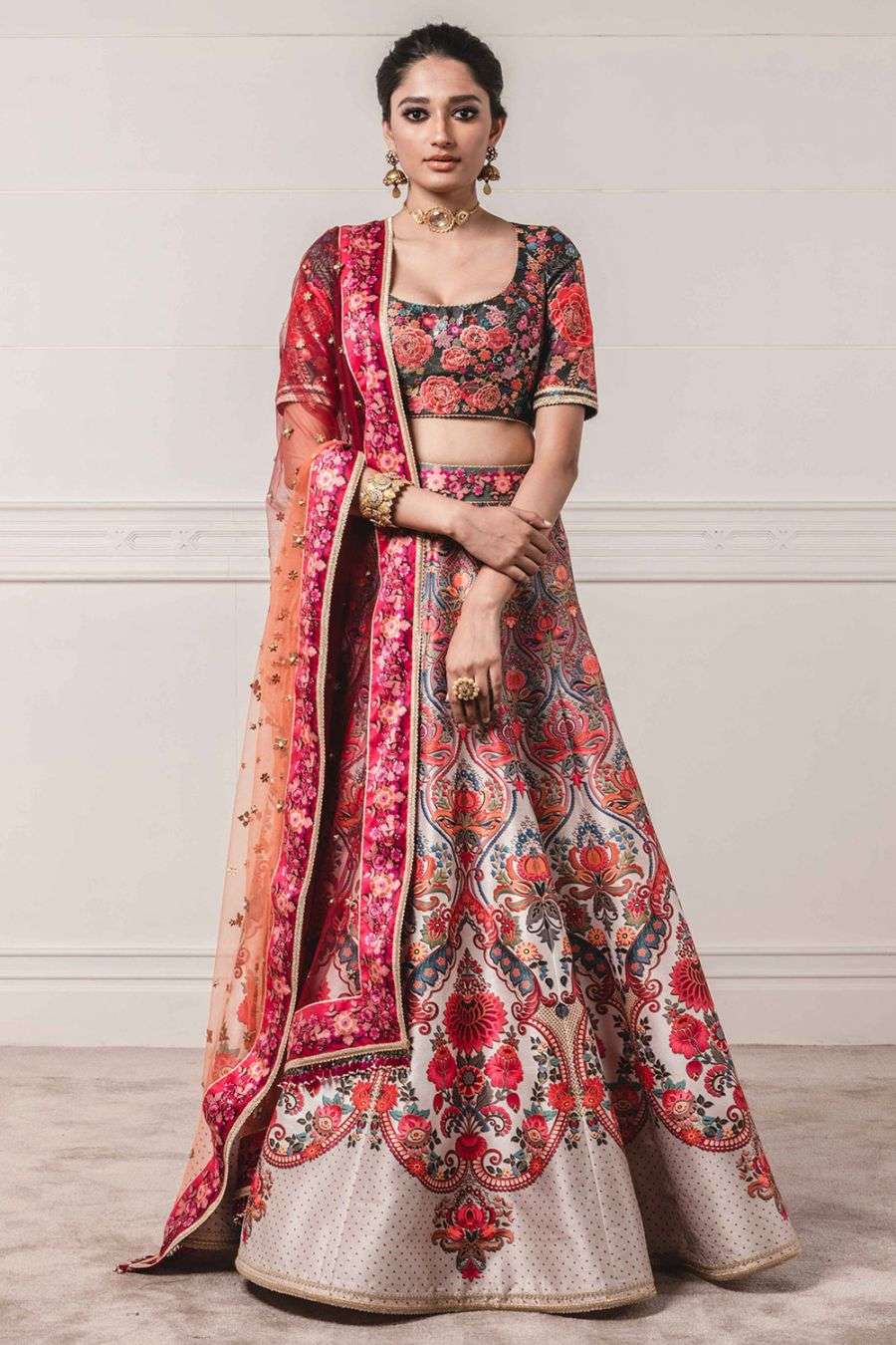 printed lengha
