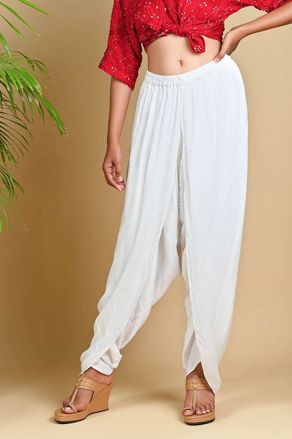 Buy Cotton Dhoti Pants by SMRITI GUPTA at Ogaan Market Online Shopping Site