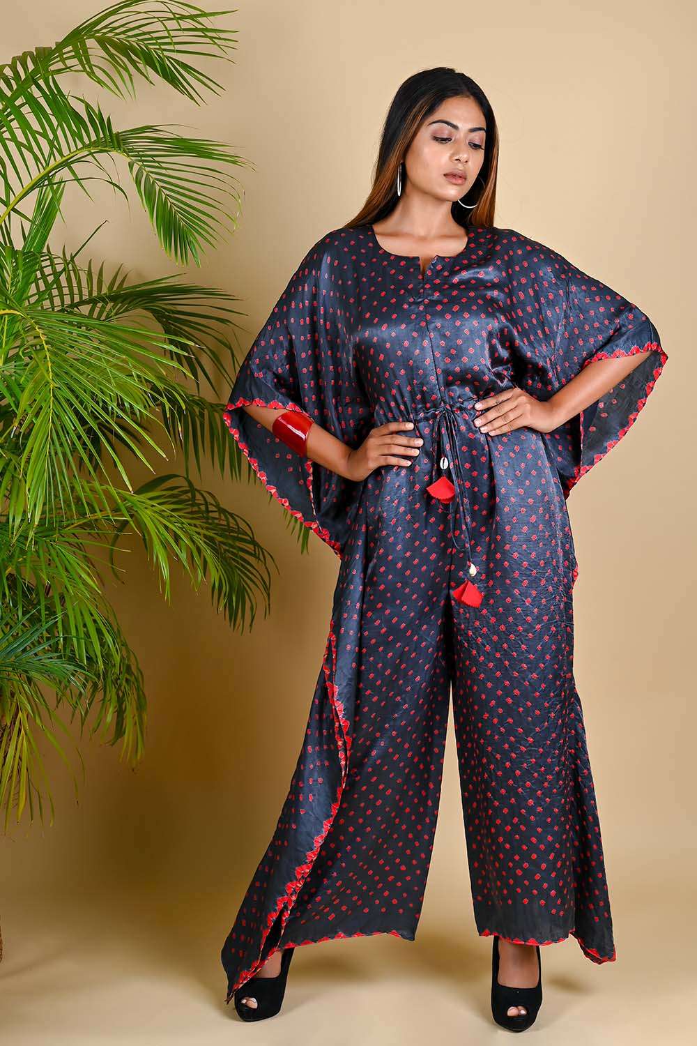 Buy Dyelogue by Rachita Parekh Soft Gajji silk Shell detailing