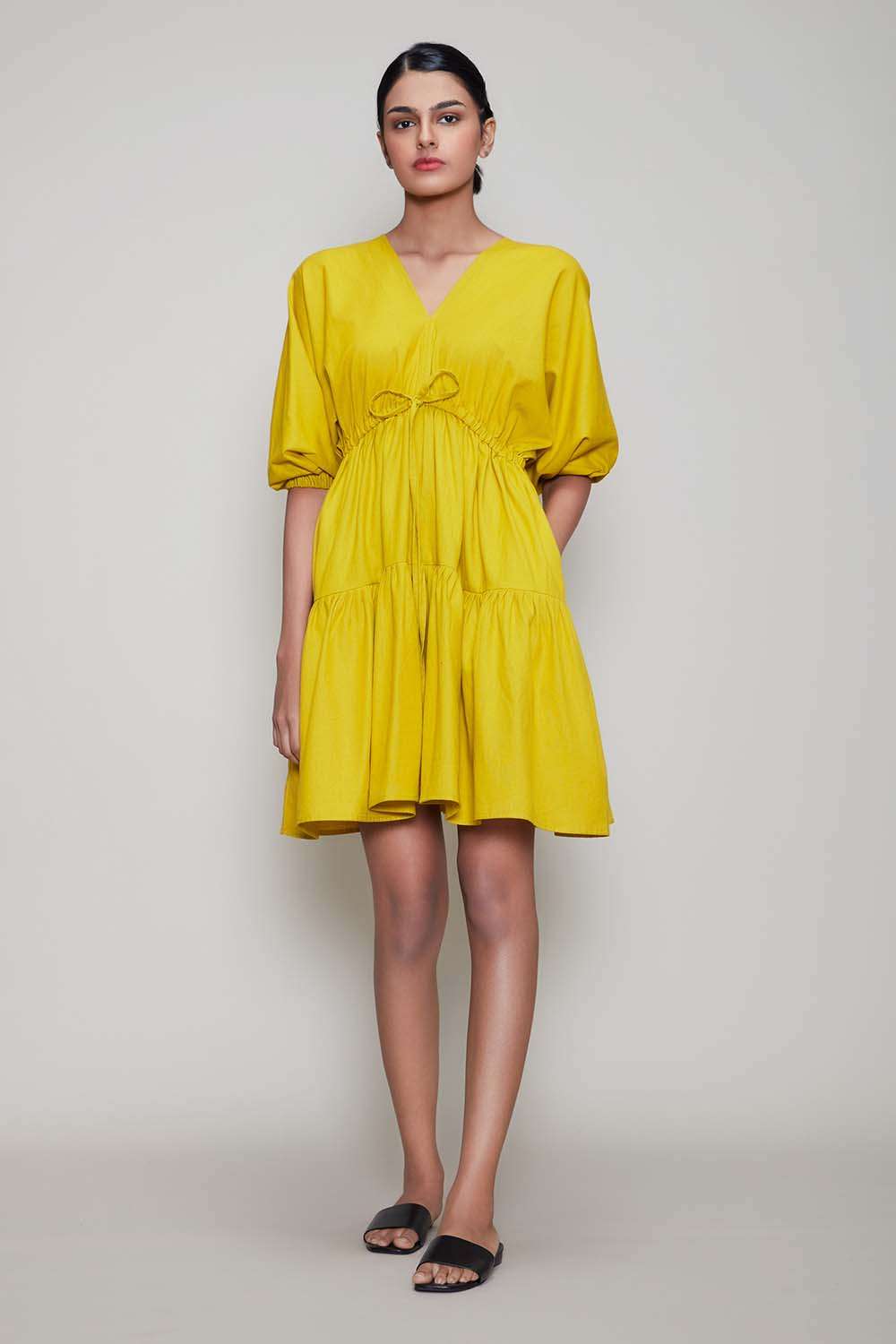 rosymonster AJISAI mini frill puff OP あじさい フリル