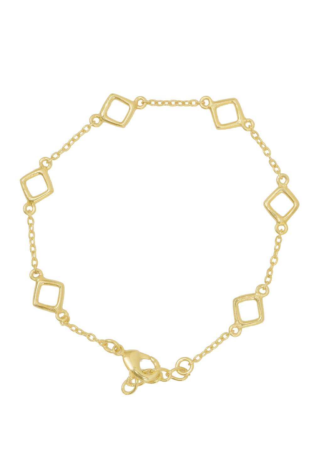 Gold Plated Chain Bracelet for Girls and Womens  KaratCartcom