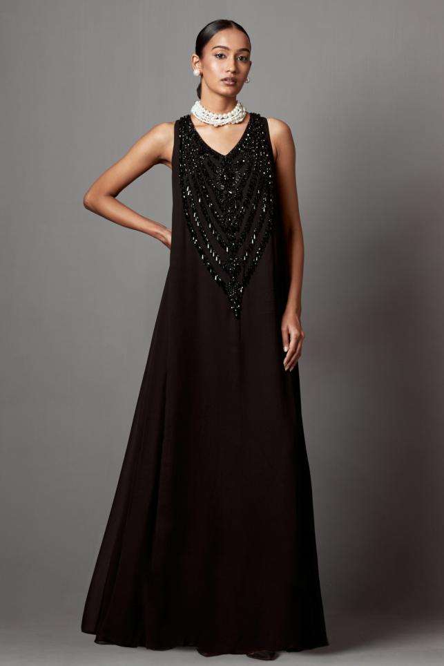 Silk Evening Gown