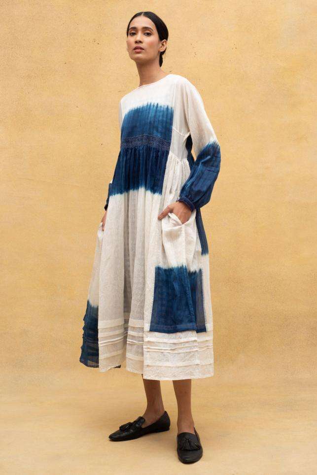 injiri インジリ MULTI CHECK DRESS Buy Injiri Soft Multi 100% Linen Dresses